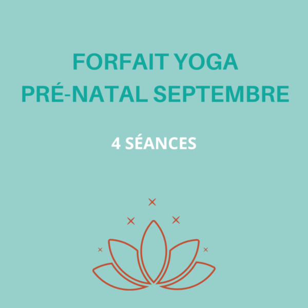 Forfait Yoga Pré-natal septembre - happy yoga