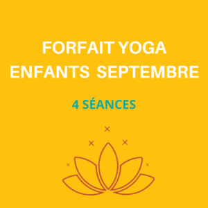 forfait enfants - septembre - Happy Yoga