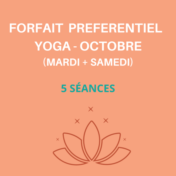 forfait préférentiel octobre - Happy Yoga